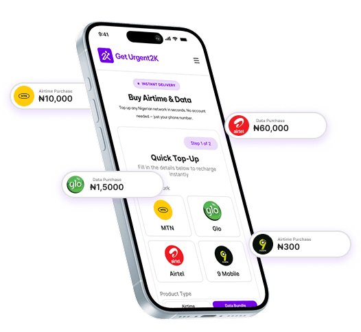 Instant Airtime & Data Purchases